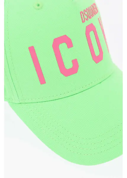 Caciuli DSQUARED2 Printed Icon Bseball Cap Green Baieti (BM 19689701) 3