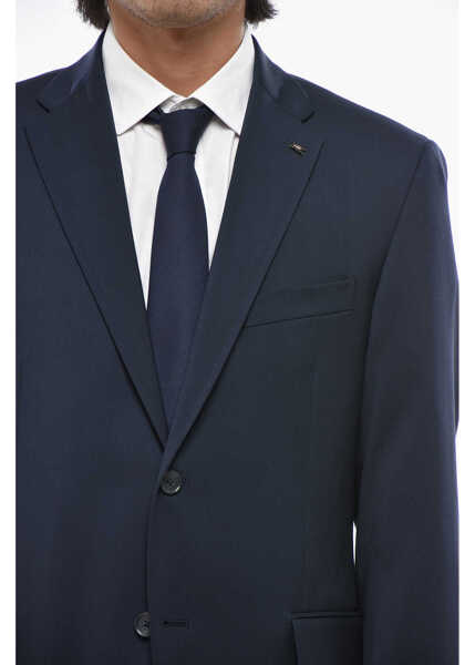Costume CORNELIANI Cc Collection Virgin Wool Suit With Notch Lapel Midnight Blue Barbati (BM 19689725) 3