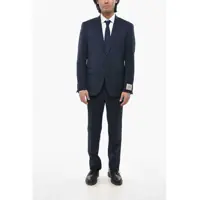Costume Cc Collection Virgin Wool Suit With Notch Lapel Barbati