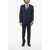 CORNELIANI Cc Collection Virgin Wool Suit With Notch Lapel Midnight Blue