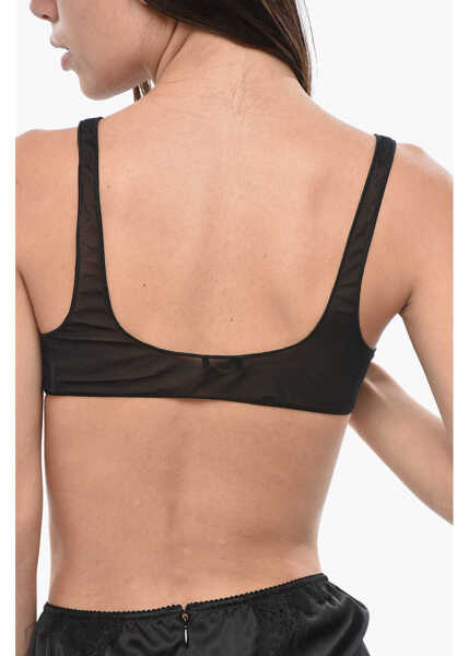 Sutiene OSEREE Mesh Pull-On Bra Black Femei (BM 19689728) 2