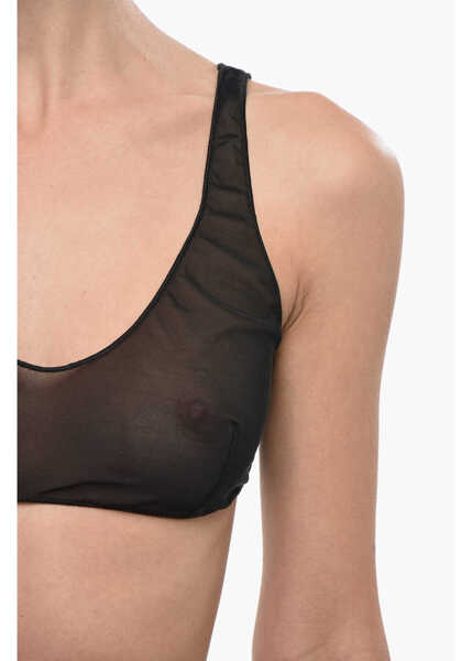 Sutiene OSEREE Mesh Pull-On Bra Black Femei (BM 19689728) 3