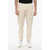 DSQUARED2 Brushed Cotton Cargo Sweatpants With Embossed Logo White