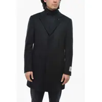 Paltoane Cc Collection Virgin Wool Lined Coat With Center Vent Barbati
