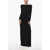 DSQUARED2 Bare Back Maxi Dress With Jewel Detail Black