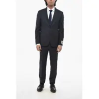 Costume Cc Collection Virgin Wool Side Vents Notch Lapel 2-Button Su Barbati