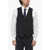 CORNELIANI Cc Collection Virn Wool Waistcoat With Back Martingale Blue
