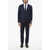 CORNELIANI Cc Collection Pinstriped Virgin Wool Suit With Flap Pockets Blue
