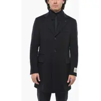 Paltoane Cc Collection Flap Pockets Virgin Wool Coat With Chest Piece Barbati