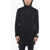 CORNELIANI Cc Collection Flap Pockets Virgin Wool Coat With Chest Piece Midnight Blue