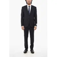 Costume Cc Collection Chalk Stripe Side Vents Notch Lapel 2-Button S Barbati