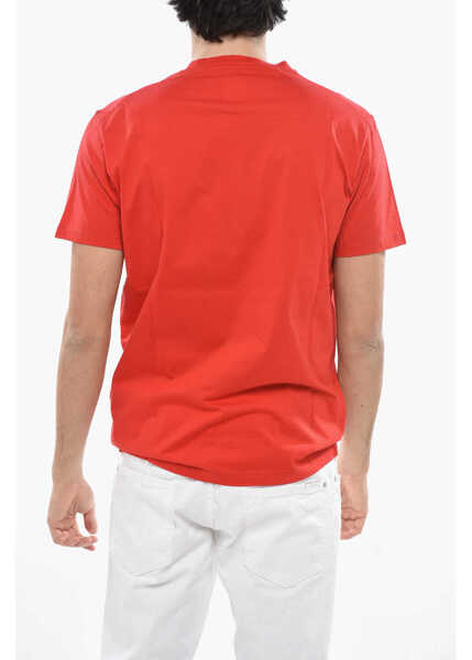 Tricouri DSQUARED2 Crew Neck Ceresio Cotton T-Shirt Red Barbati (BM 19694525) 2