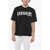 DSQUARED2 Crew Neck Cotton T-Shirt With Printed Logo Black