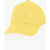 DSQUARED2 Cotton Baseball Cap With Embossed Logo Yellow