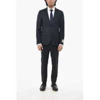 Costume Cc Collection District Check Virgin Wool Side Vents Notch La Barbati