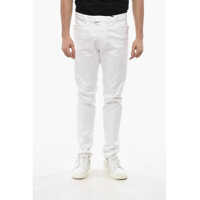 Pantaloni casual Stretch Cotton Chinos Pants With Belt Loops Barbati