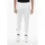 DSQUARED2 Olop Brushed Cotton Sweatpants With Cuffs White