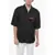 DSQUARED2 Cotton Bowling Shirt With Printed Logo Black