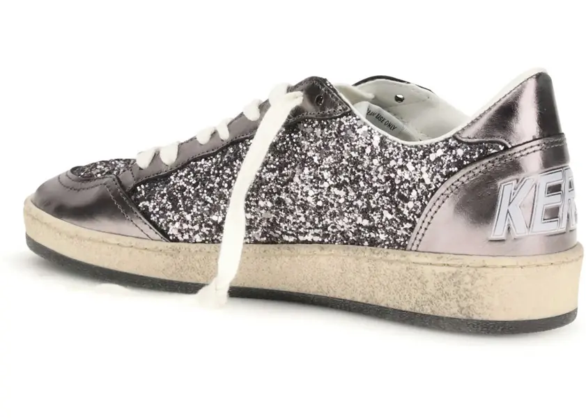 Sneakers Golden Goose Ballstar Glitter Sneakers GREY/PURPLE/WHITE Femei (BM 19695332) 3