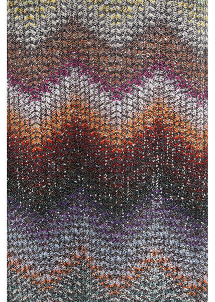 Rochii lungi MISSONI BEACHWEAR Long halter-neck Dress in Greek zigzag knit with sequins MULTI DARK Femei (BM 19695338) 3