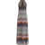 MISSONI BEACHWEAR Long halter-neck Dress in Greek zigzag knit with sequins MULTI DARK