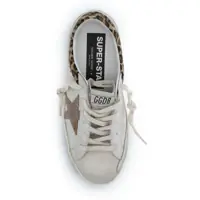 Sneakers Golden Goose Dama - Sneakers Golden Goose Super Star Sneakers leopard-print pony skin WHITE BEIGE/SEEDPEARL/BEIGE BROWN LEO/BRICK RED Femei (BM 19695344) - B-mall.ro