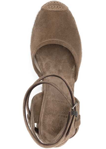 Sandale Brunello Cucinelli Precious Loop Espadrilles SUMMER TORBA Femei (BM 19695383) 4
