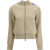 Burberry Cashmere and wool Cardigan with Check applications LIGHT BROWN MELANGE