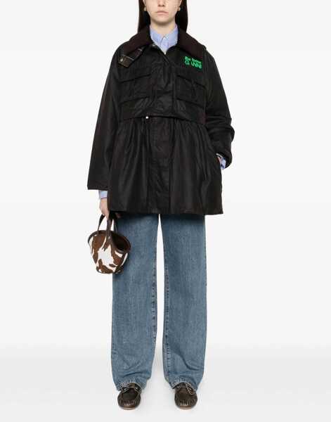 Jachete Barbour Waxed peplum Jacket by Barbour x GANNI RUSTIC/CLASSIC TARTAN Femei (BM 19695470) 2