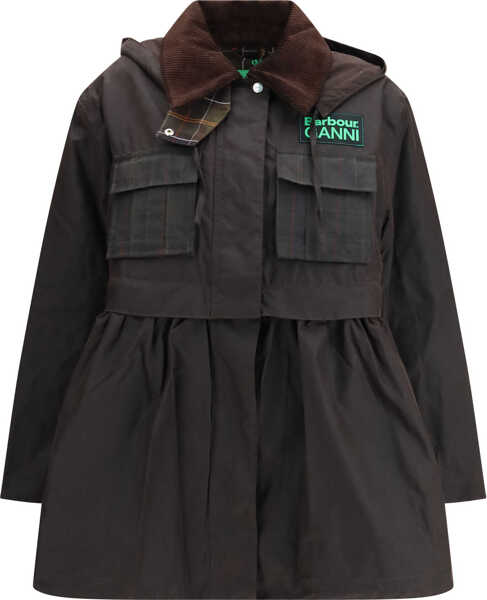 Jachete Barbour Waxed peplum Jacket by Barbour x GANNI RUSTIC/CLASSIC TARTAN Femei (BM 19695470) 1