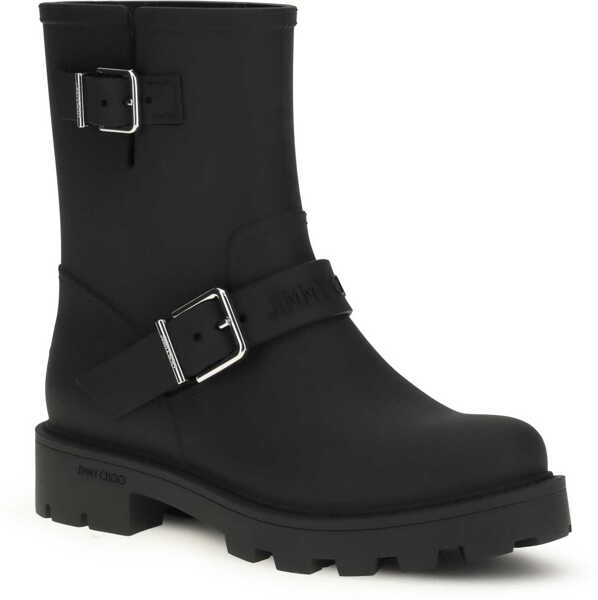 Bocanci casual Jimmy Choo TPU Rain Boots BLACK Femei (BM 19695491) 2