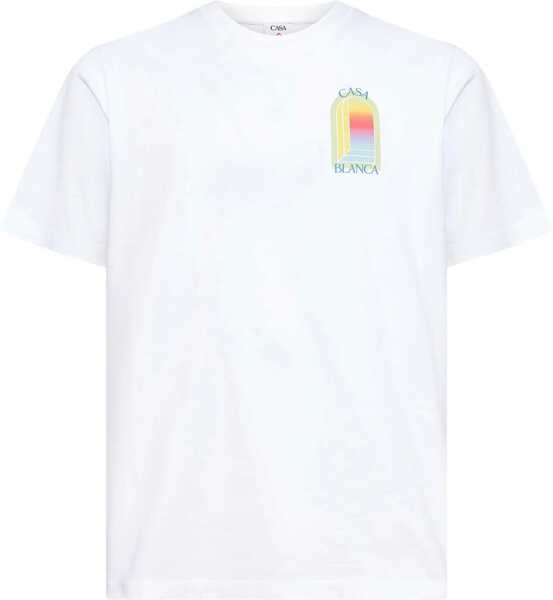 Tricouri Casablanca L Arche T-shirt BRIGHT WHITE JERSEY Barbati (BM 19695494) 1