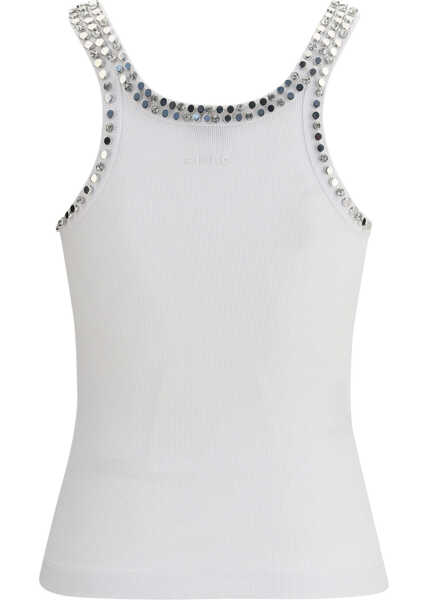 Topuri Pinko Coriandoli Top BIANCO BRILL Femei (BM 19695500) 2