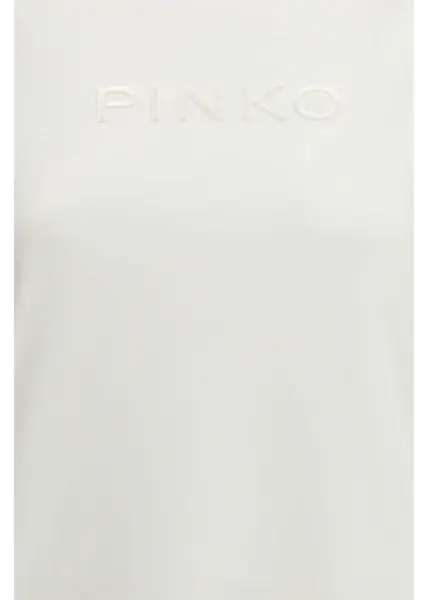Tricouri Pinko Start T-shirt Jersey Patch BIANCO BIANCANEVE Femei (BM 19695518) 3