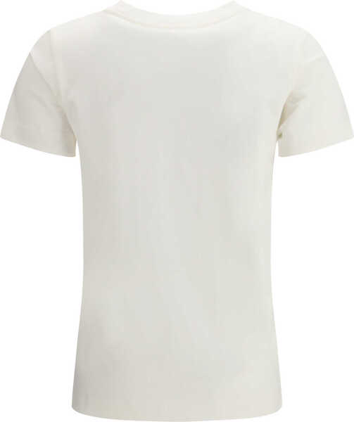 Tricouri Pinko Start T-shirt Jersey Patch BIANCO-BIANCANEVE Femei (BM 19695518) 2
