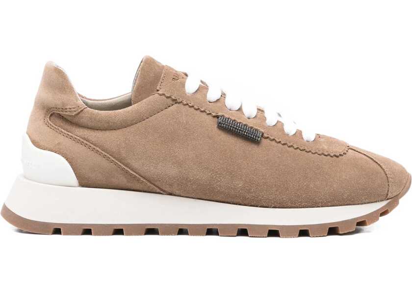 Sneakers Brunello Cucinelli Sneakers with iconic embellishments ANTILOPE Femei (BM 19695539) 1