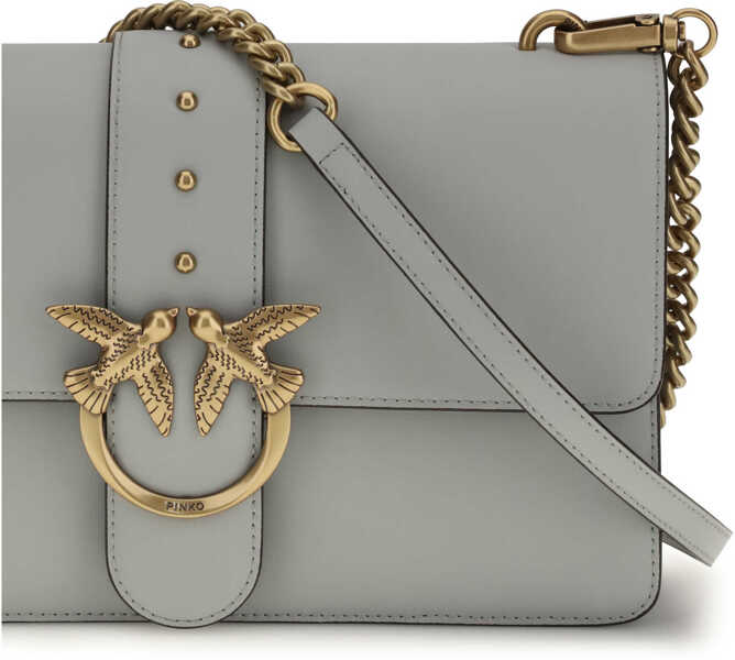 Genti de umar Pinko One Simply Love Bag One Shoulder Bag GRIGIO PERLA-ANTIQUE GOLD Femei (BM 19695899) 4