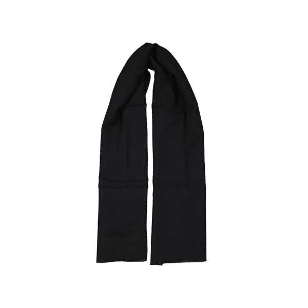 Esarfe Givenchy GIVENCHY Wool Scarf Black Barbati (BM 19695921) 2