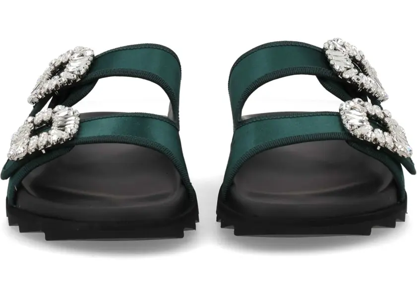 Balerini Roger Vivier Slidi Viv Sandal GREEN Femei (BM 19695947) 3