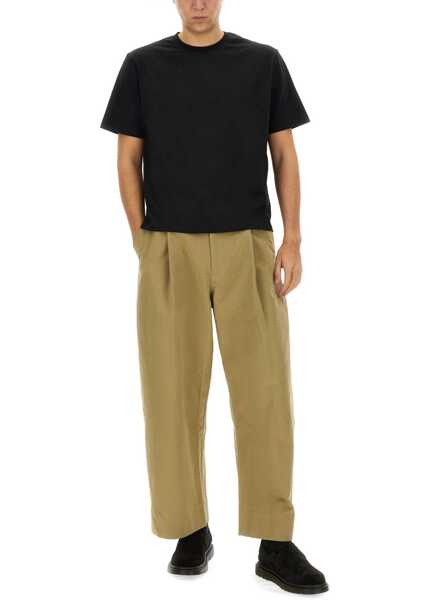 Tricouri STUDIO NICHOLSON T-Shirt In Cotone BLACK Barbati (BM 19695953) 3