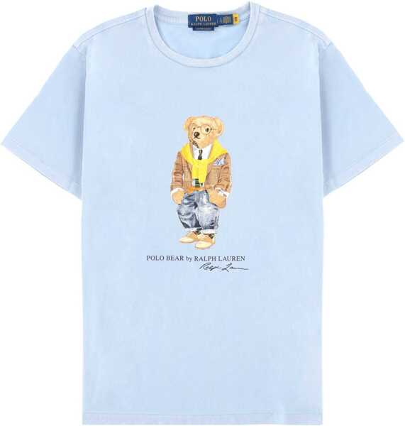 Tricouri Ralph Lauren Polo Bear T-Shirt With Logo AZURE Barbati (BM 19695971) 1