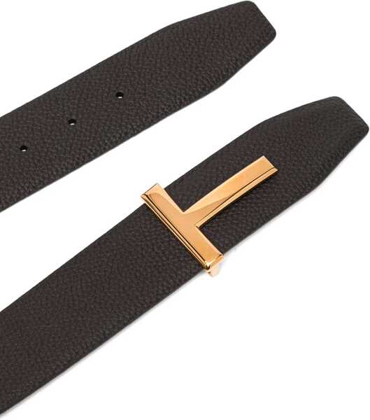 Curele Tom Ford Belt With Buckle T BROWN Barbati (BM 19696007) 2