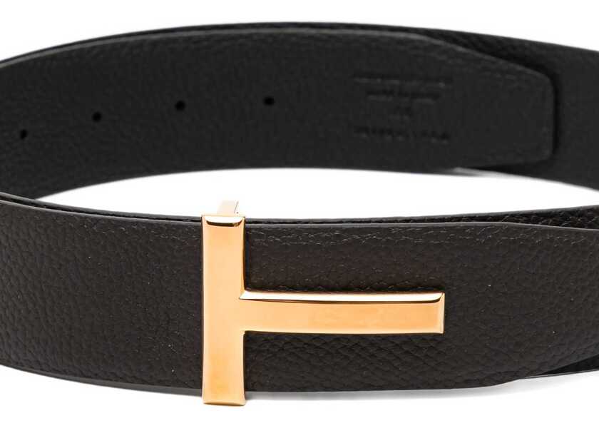 Curele Tom Ford Belt With Buckle T BROWN Barbati (BM 19696007) 3