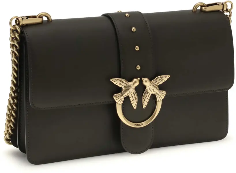 Genti de umar Pinko One Simply Love Bag One Shoulder Bag VERDE FANGO-ANTIQUE GOLD Femei (BM 19696154) 2