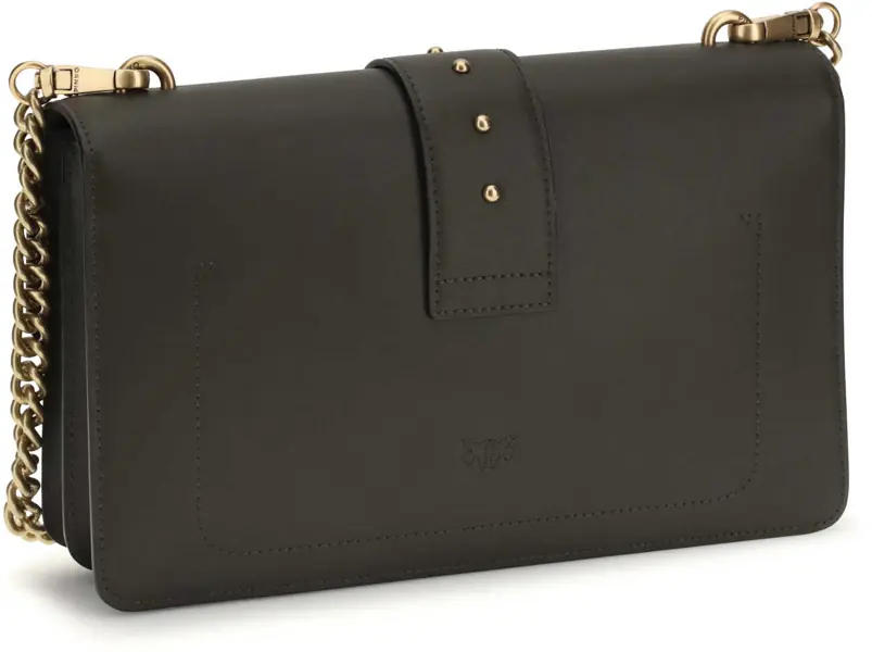 Genti de umar Pinko One Simply Love Bag One Shoulder Bag VERDE FANGO-ANTIQUE GOLD Femei (BM 19696154) 3