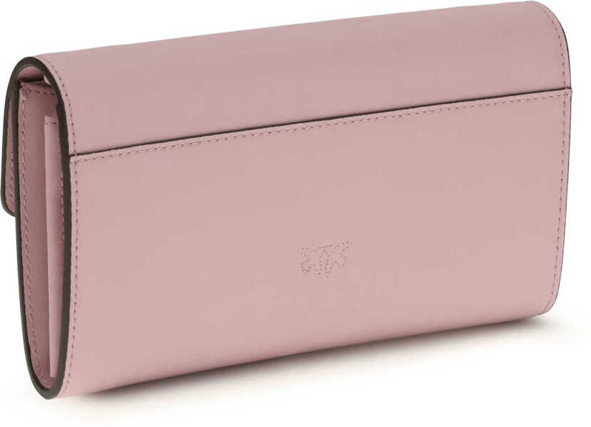 Portofele Pinko Love One Wallet ROSA CHIARO-ANTIQUE GOLD Femei (BM 19696190) 3