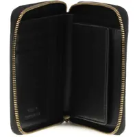 Portofele Dama - Portofele Pinko Leather zip-around Wallet NERO-ANTIQUE GOLD Femei (BM 19696202) - B-mall.ro