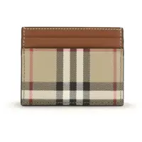 Portofele Dama - Portofele Burberry Printed canvas Card Holder VNTG CHK/BRIAR BROWN Femei (BM 19696205) - B-mall.ro