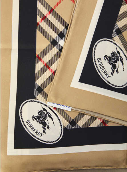 Esarfe Burberry Check Silk Scarf BEIGE Femei (BM 19696349) 2