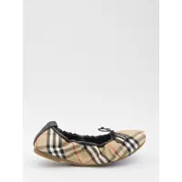 Balerini Fawn Check Ballet Flats Femei